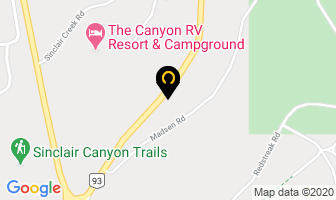 Gateway Motel in Radium Hot Springs map