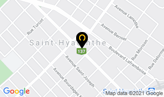 Gaudette Michel Avocat in Saint-Hyacinthe map