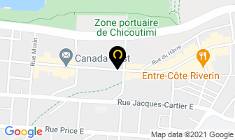 Gauthier Michel in Chicoutimi map
