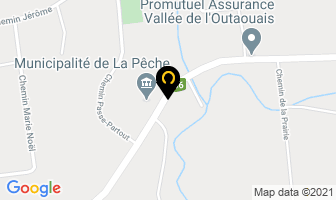 Gauvreau Ski-Doo in La Pêche map