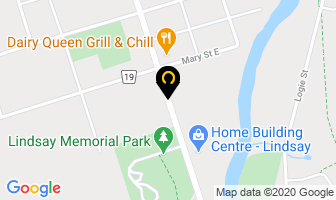 Gaynor's Towing in Lindsay map