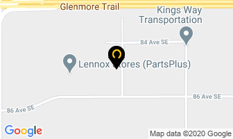 General Body & Equipment Ltd in Calgary map