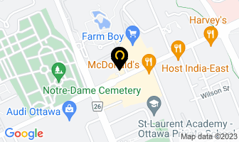 General Dentist Solutions in Ottawa map