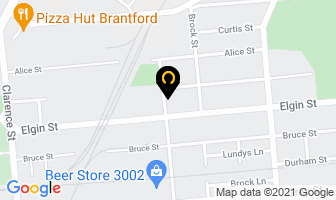General Industrial Services in Brantford map