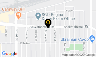 General Lube in Regina map