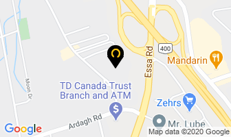 Gentek Building Products in Barrie map