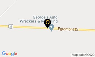 George's Auto Wreckers in Komoka map