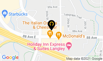 George's Gourmet Meats in Langley map