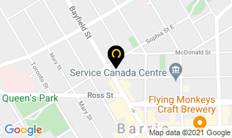 Georgian Commercial Laundry in Barrie map