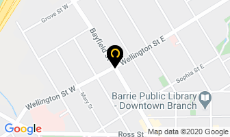 Georgian Dental in Barrie map
