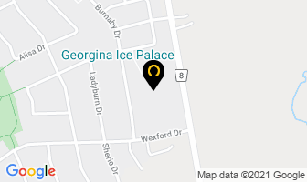 Georgina Ice Palace in Amqui map