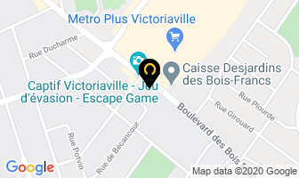 Gerard Hamel Assurances in Victoriaville map