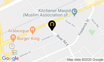 Germane-Canadian Congress Ontario in Kitchener map