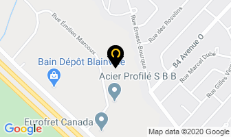 Gestion Interglobal Inc in Blainville map