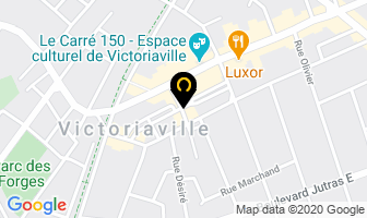Gestion M J in Victoriaville map