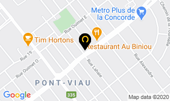 Gestion Patry in Beauharnois map