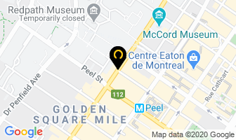 Gestion Pembroke Lt&eacute;e in Montreal map