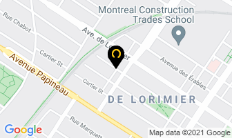 Gestioncopro in Montreal map