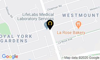 Ghadirian Medicine Professiona in Etobicoke map