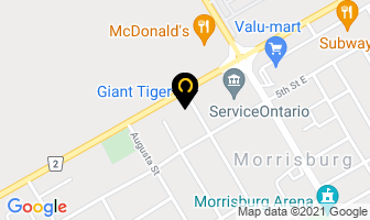 Giant Tiger in Morrisburg map