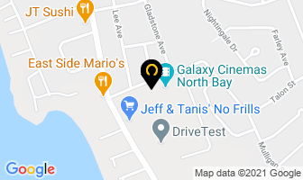 Giant Tiger in North Bay map
