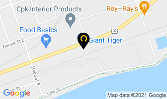 Giant Tiger in Port Hope map