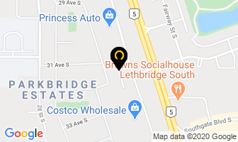 Gibb Orthodontics Dr Alan J Gibb in Lethbridge map