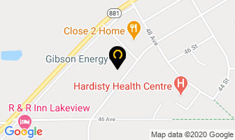 Gibson Energy in Hardisty map