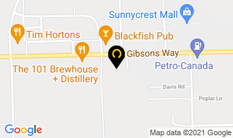 Gibsons Garden Hotel in Saint-Prime map
