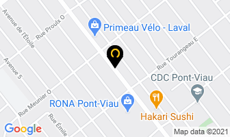 Gigi Coiffure in Laval map