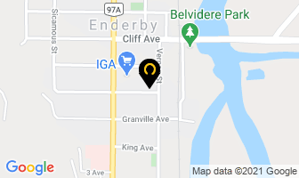 Gilbert Parts Depot in Enderby map