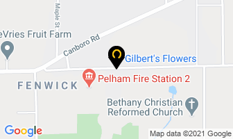 Gilbert's Flowers in Pelham map
