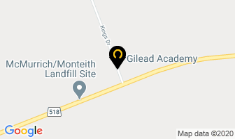 Gilead Academy in Sprucedale map