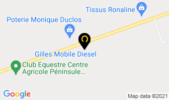 Gilles Mobile Diesel in Saint-isidore map