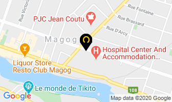 Gilles Pouliot Comptable in Magog map