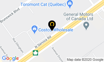 Gillette Canada Inc in Pointe-Claire map
