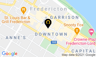Gillies Optical in Fredericton map