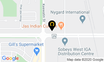 Gill's Upholstery in Winnipeg map