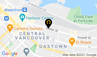 Gina Knows Best in Vancouver map