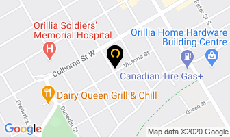 Gina's Dog Grooming in Orillia map