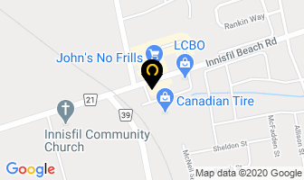 Gino's Pizza in Sherbrooke map