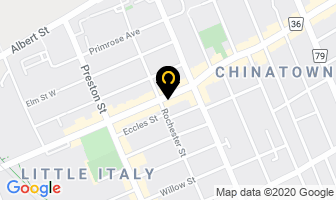 Ginza Ramen in Guelph map