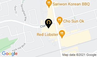 Ginza Sushi Restaurant in Vaughan map