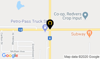 Girard Bulk Service Ltd in Redvers map