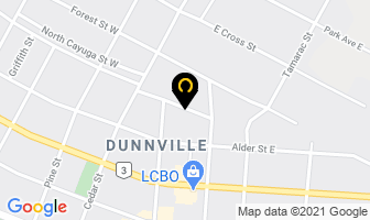 Girling Auto Body in Dunnville map