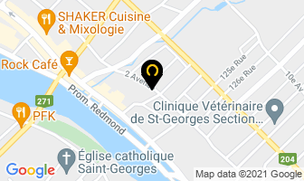 Giroux Pauline in Saint-Georges map
