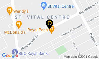 Giselles Day Spa in Winnipeg map
