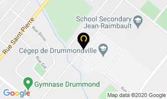 Gite Du Campus in Drummondville map
