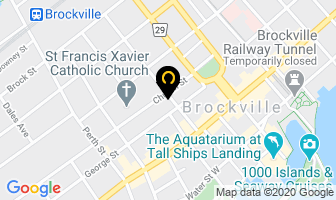 Gjerlevsen Garth W in Brockville map