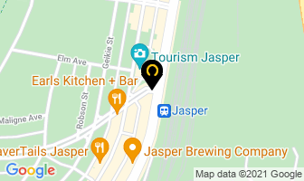 Glacier International Ltd in Jasper map